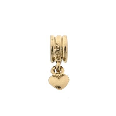Image 1 of Pandora Charm; Gold; Dangling Heart