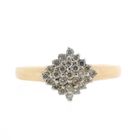 Image 3 of Gold entourage ring with diamonds | 0.25 ct.