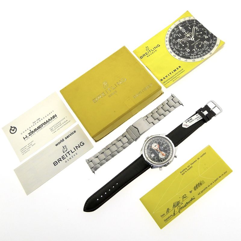 Image 5 of Breitling Navitimer Chrono-Matic 1806; Vintage men's watch