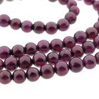 Image 6 of Glass bead necklace with gold pendant