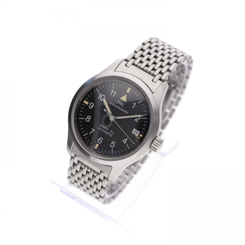 Afbeelding 3 van IWC Pilot's Watch Mark XII IW3241; Vintage Heren Horloge (Full-Set)
