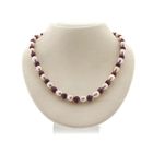 Image 3 of 9 carat pearl necklace with ruby
