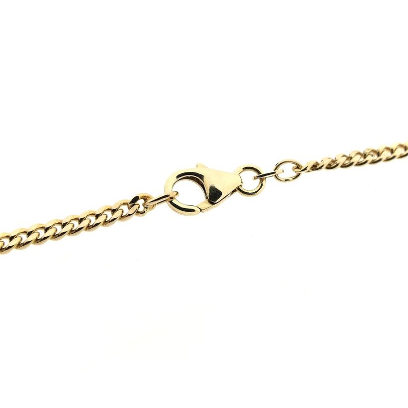 Image 5 of Gold gourmet link chain | 60 cm