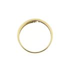Image 5 of Gold Ring with Zirconia; 14 Carat; Size 18.25