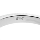 Image 9 of White gold solitaire ring with diamond | 0.31 ct.