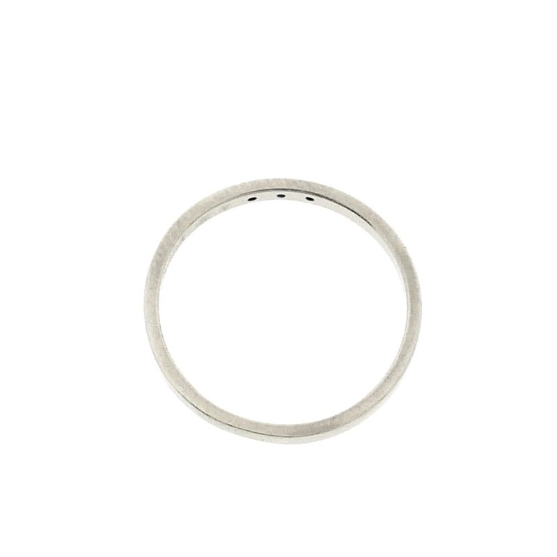 Image 3 of White gold ring with diamond; 0.03 ct. | Jeunesse