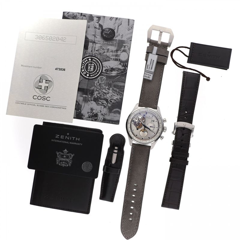 Image 2 of Zenith El Primero Grande Date Moonphase 03.2160.4047-01.C713 Automatic Watch