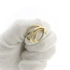 Image 13 of Vintage gold abstract brooch