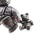 Image 2 of Silver pendant of a bear