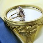 Image 2 of 8 carat ring with large amethyst