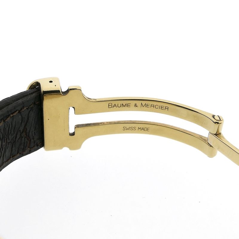 Image 16 of Baume Mercier Hampton; Automatic 18k gold watch