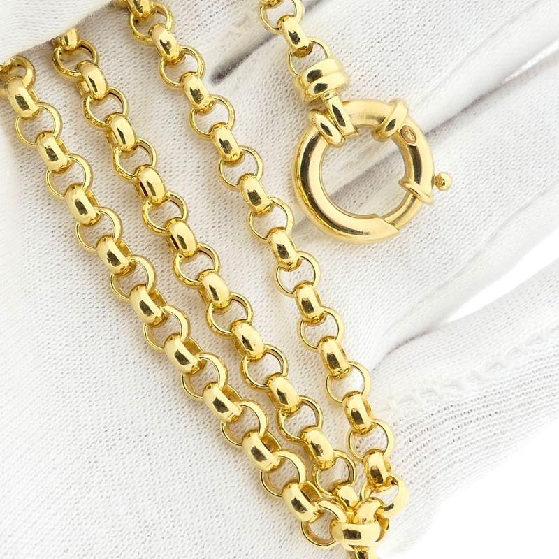 Image 9 of Gold jasseron link chain