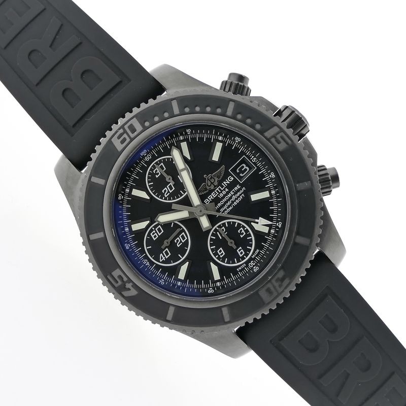 Image 12 of Breitling SuperOcean II Blacksteel Limited Edition M13341; Automatic men's diving watch