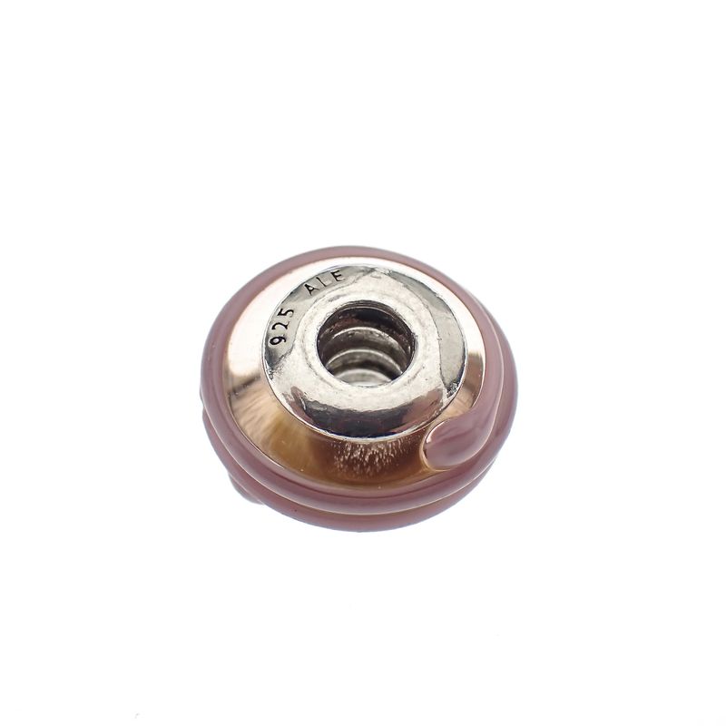 Image 4 of Pandora charm; Silver; Pink Ribbon