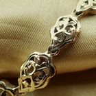 Image 8 of Golden oriental necklace with ruby ​​and emerald