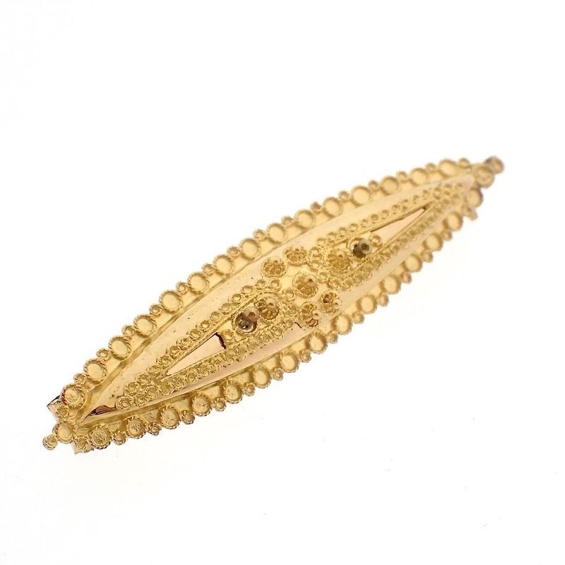 Image 5 of Vintage gold brooch | filigree technique