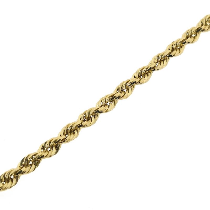 Image 8 of Gold twisted link bracelet | 19 cm