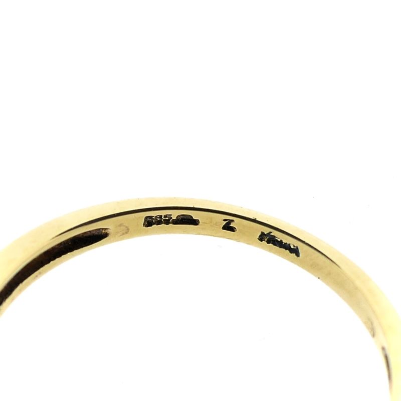 Image 7 of Gold ring with zirconia