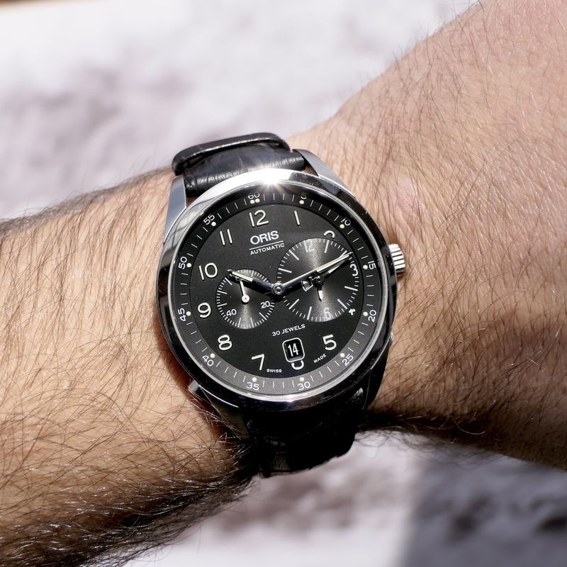 Image 19 of Oris Classic Worldtimer XXL 7513; Automatisch heren horloge met GMT