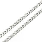 Image 8 of Silver gourmet link necklace | 51 cm