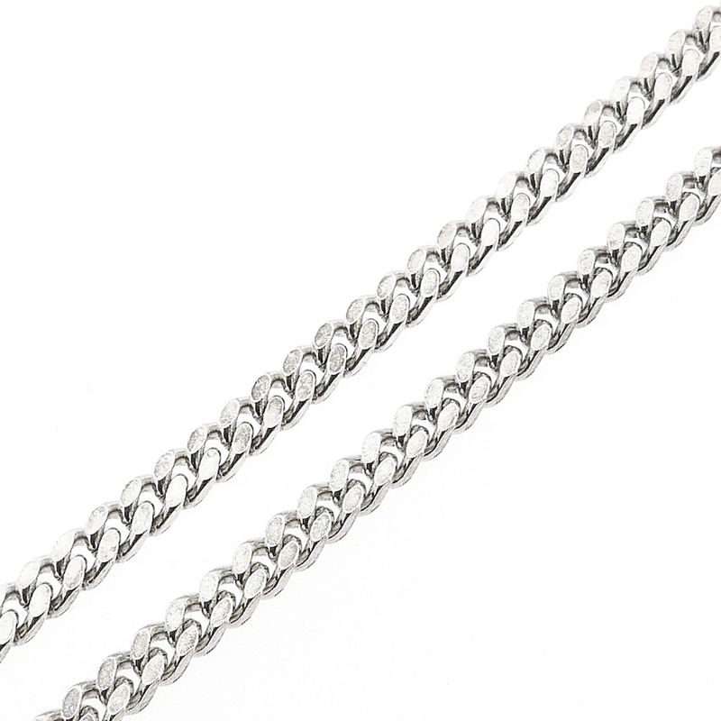 Image 8 of Silver gourmet link necklace | 51 cm