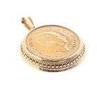 Image 7 of Gold pendant of 10 guilder coin Queen Wilhelmina 1925