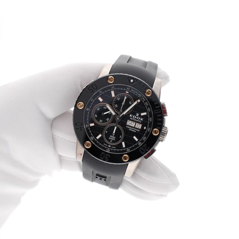 Image 7 of Edox Class-1 Chrono Offshore 01107; Automatic Men's watch