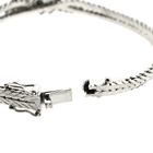 Image 5 of White gold bracelet with sapphire and diamond 0.85 ct.