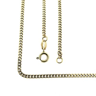 Image 1 of Gold gourmet link necklace | 53 cm