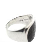 Image 5 of Silver ring with wood