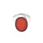 Image 5 of Signet ring set with carnelian