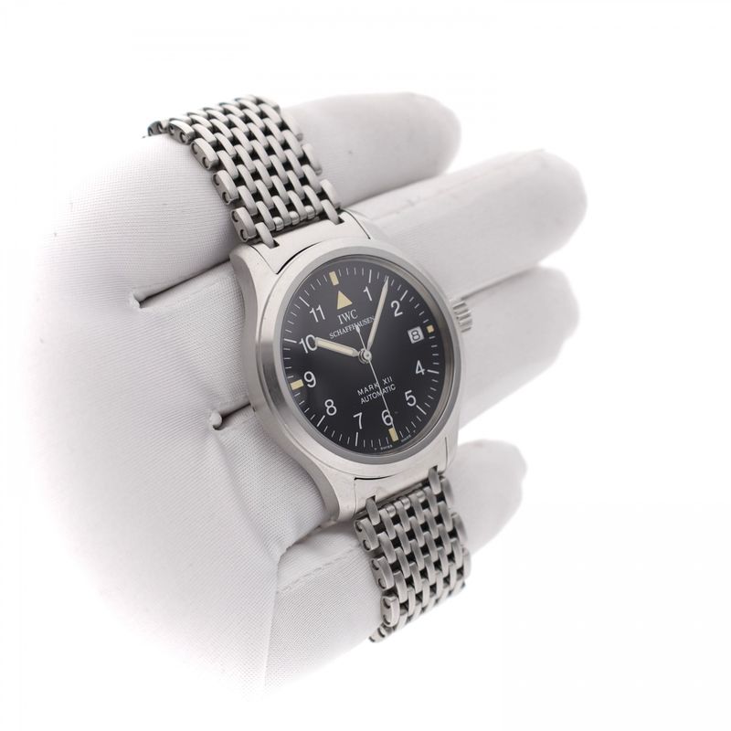 Afbeelding 11 van IWC Pilot's Watch Mark XII IW3241; Vintage Heren Horloge (Full-Set)