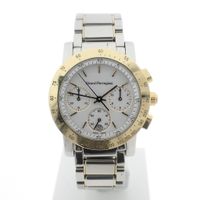 Girard Perregaux GP 7000; Gold/steel chronograph watch