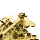 Image 4 of Gold brooch of a bunch of grapes.