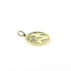 Image 3 of Gold zodiac sign pendant; Virgo