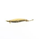 Image 3 of Gold feather brooch | Vintage