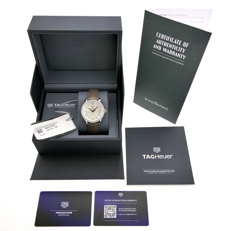 Image 10 of Tag Heuer Carrera Automatic 36mm WBK2316.FC8258; Automatic watch with diamonds