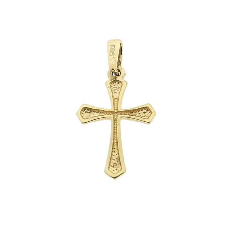 Image 3 of Gold pendant of a cross