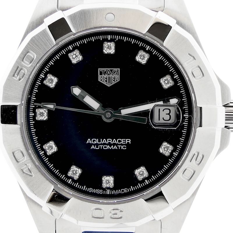 Image 9 of Tag Heuer Aquaracer Automatic WBD2312.BA0740; Automatic ladies watch with diamonds
