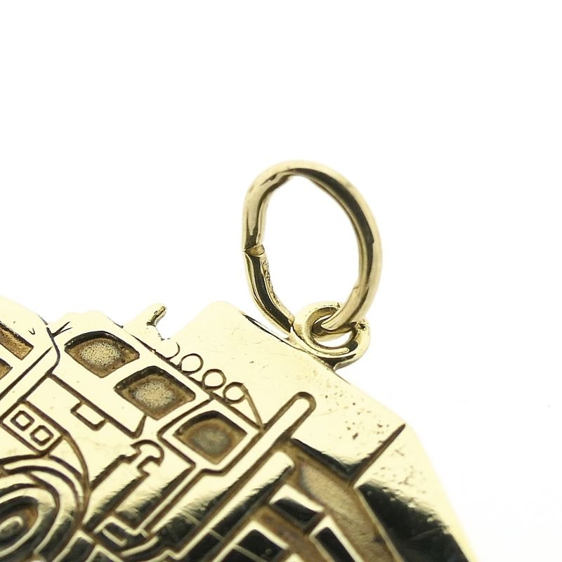 Image 5 of Gold pendant of a truck