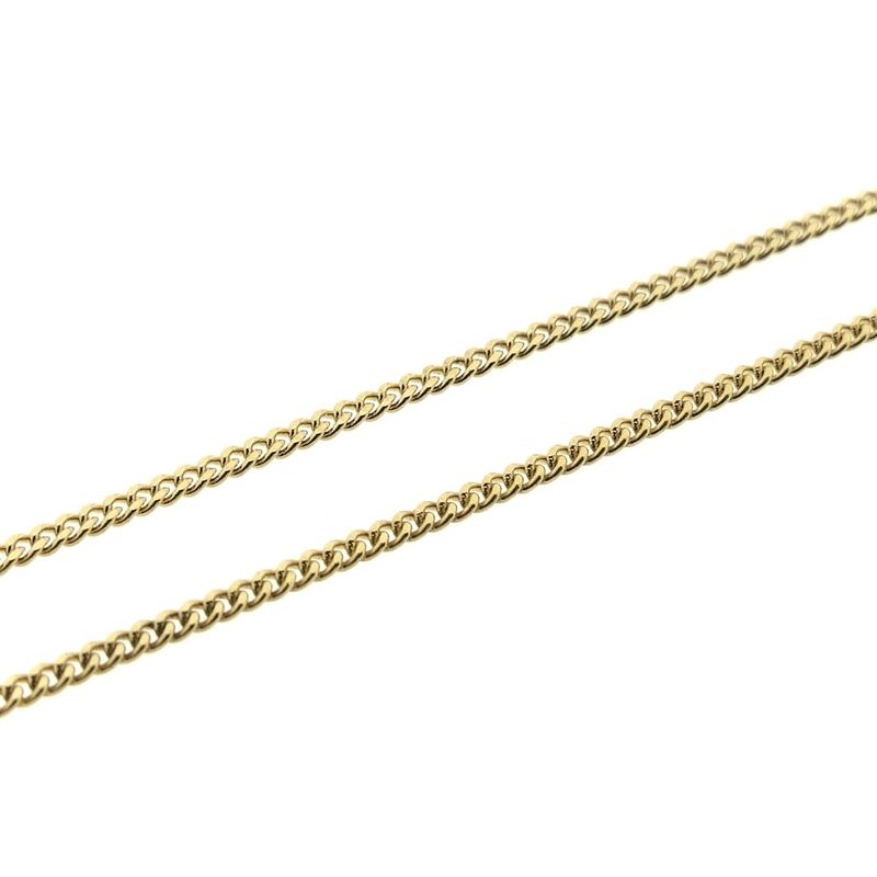 Image 5 of Gold gourmet link necklace | 41 cm