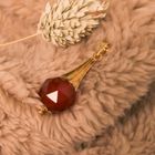 Image 7 of Gold pendant with carnelian