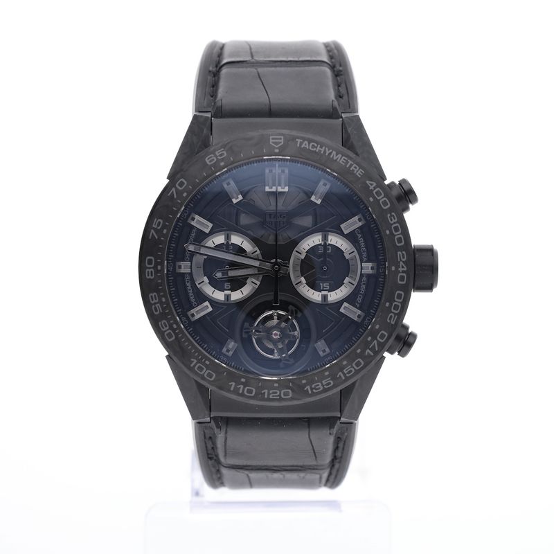 Image 1 of TAG Heuer Carrera Carbon Heuer 02T 'Phantom' Tourbillon CAR5A8P.FC6415; Automatic men's watch