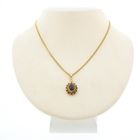 Image 3 of Vintage gold pendant with garnet