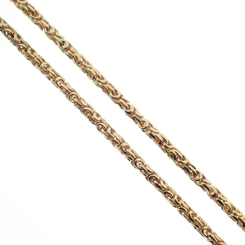 Image 5 of Gold round king chain | 46 cm