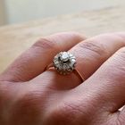 Image 7 of Rose gold ring with diamonds; 1.00 ct.