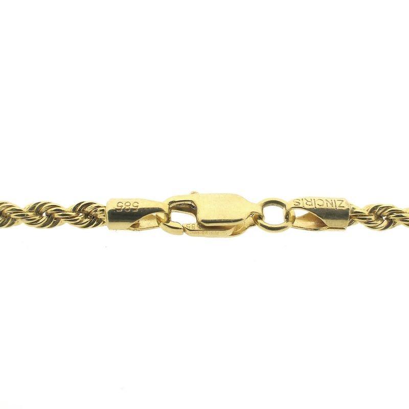 Image 5 of Gold twisted link chain | 50 cm