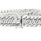 Image 4 of Exclusive white gold French gourmet bracelet | 19.5 cm