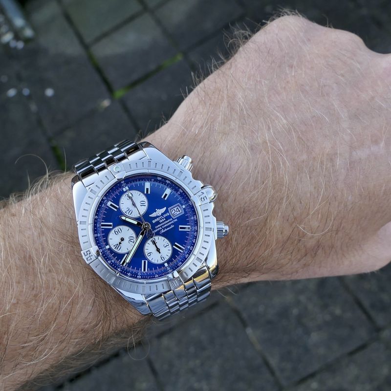 Image 23 of Breitling Chronomat Evolution A13356; Chronograph men's watch