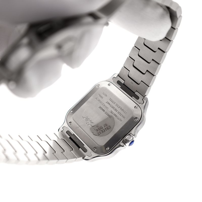 Image 23 of Cartier Santos 'Medium' 4075 WSSA0029; Automatic watch